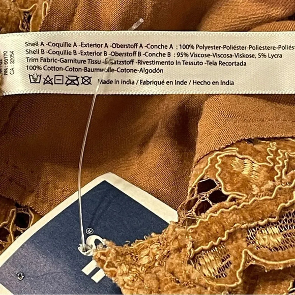 FP ONE by FREE PEOPLE‎ Celine Bralette in Bronze - Picture 9 of 10